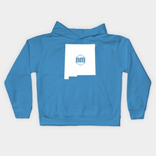 New Mexico Homer (White) Kids Hoodie